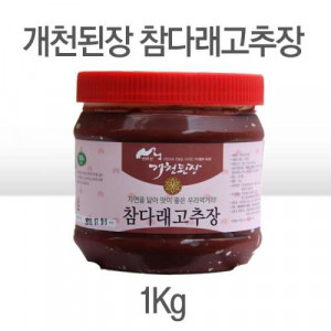[개천된장]참다래고추장 1Kg  