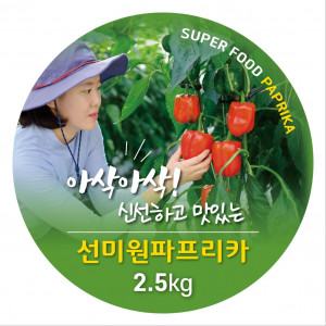 [선미원농장]파프리카(2.5Kg, 10~14개 내외)  *일시품절*