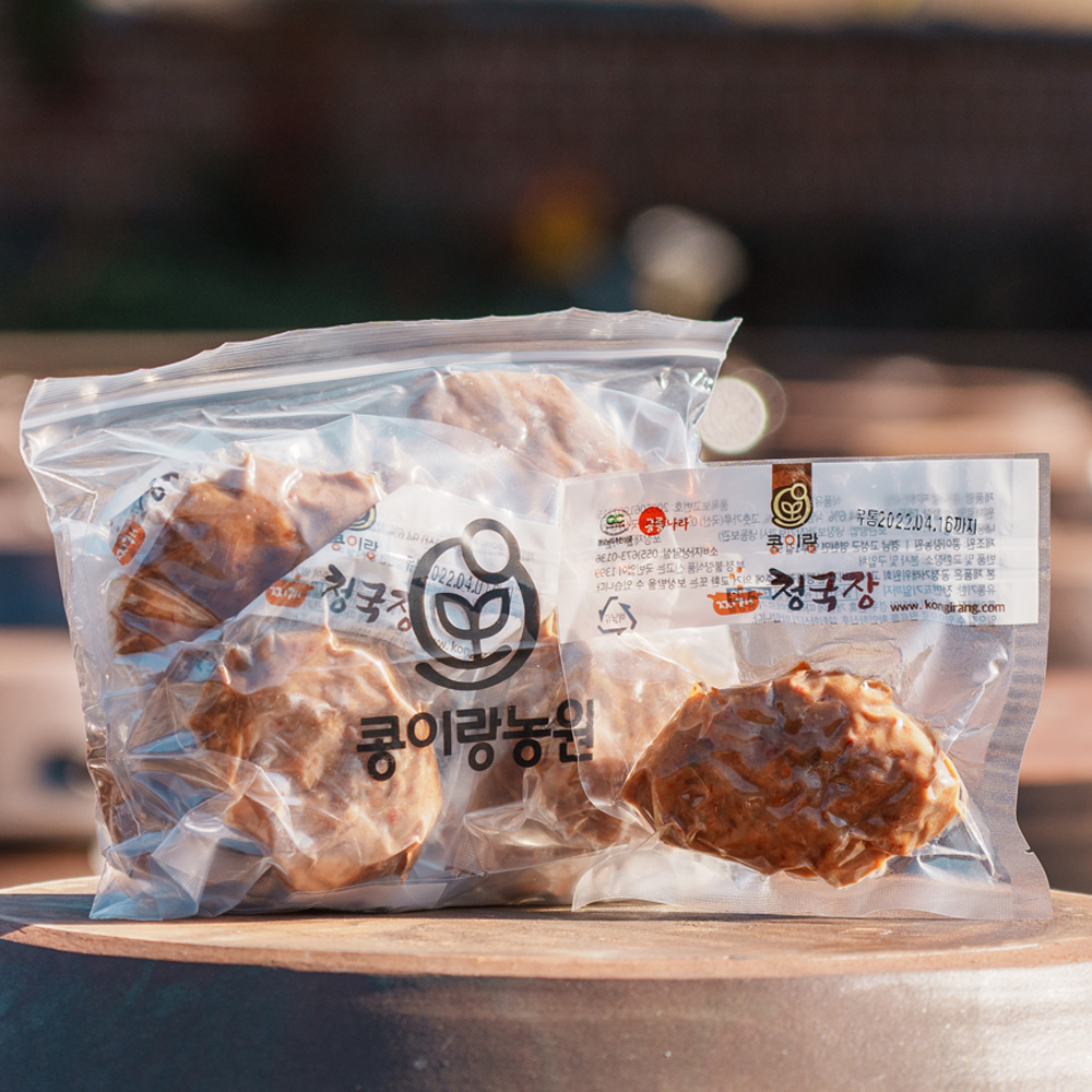 [콩이랑농원]찌개청국장(90g*10Ea)매주 월, 수, 금 발송